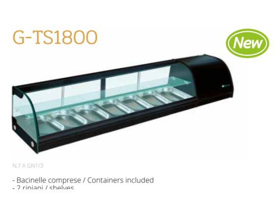 Vetrina refrigerata Forcar per Sushi TS1800